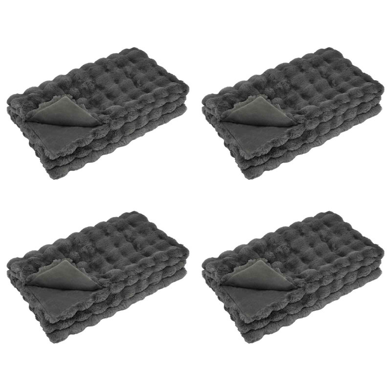6-36 Blanket, 220cm x 240cm, Dark Grey