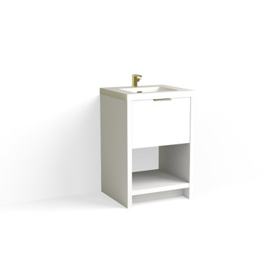 Vista 24" W Freestanding Single Bathroom Vanity