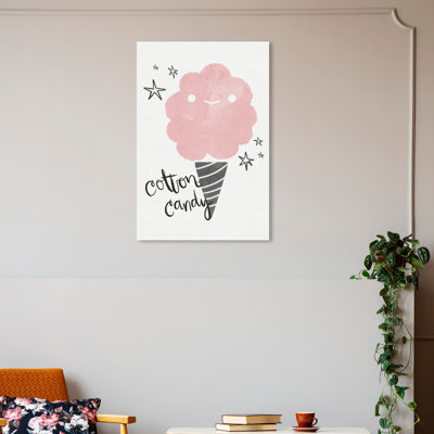 Food and Cuisine Cotton Candy Fun Sweet  Wrapped Canvas Painting Print