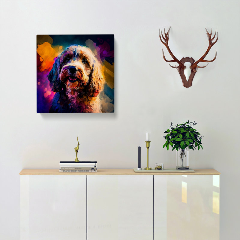 Cockapoo Abstract Expressionism - Print