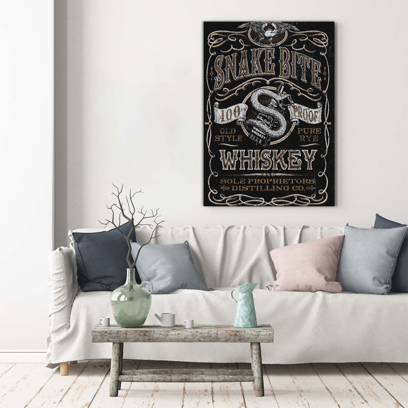 Whiskey - Wrapped Canvas Print