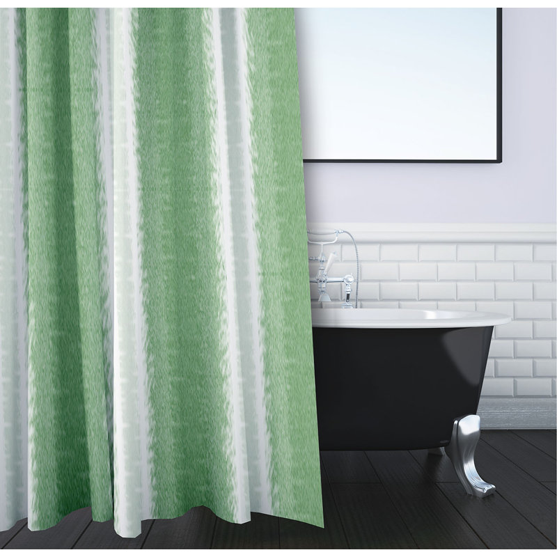Rideau de douche simple Hatch, Vert