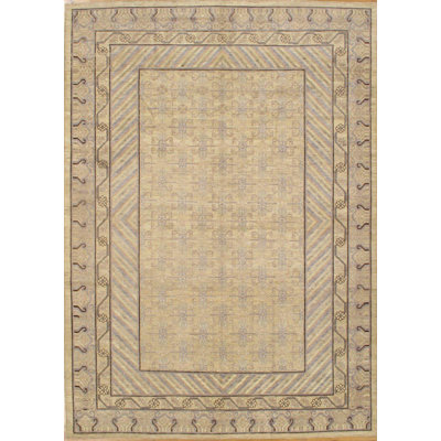 Khotan Hand Woven Wool Area Rug