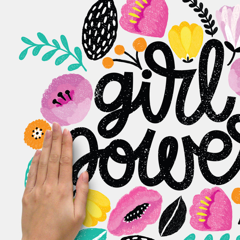 Décalcomanie murale Girl Power