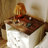 Elegent Nightstand With Built-In Outlet-1136967635