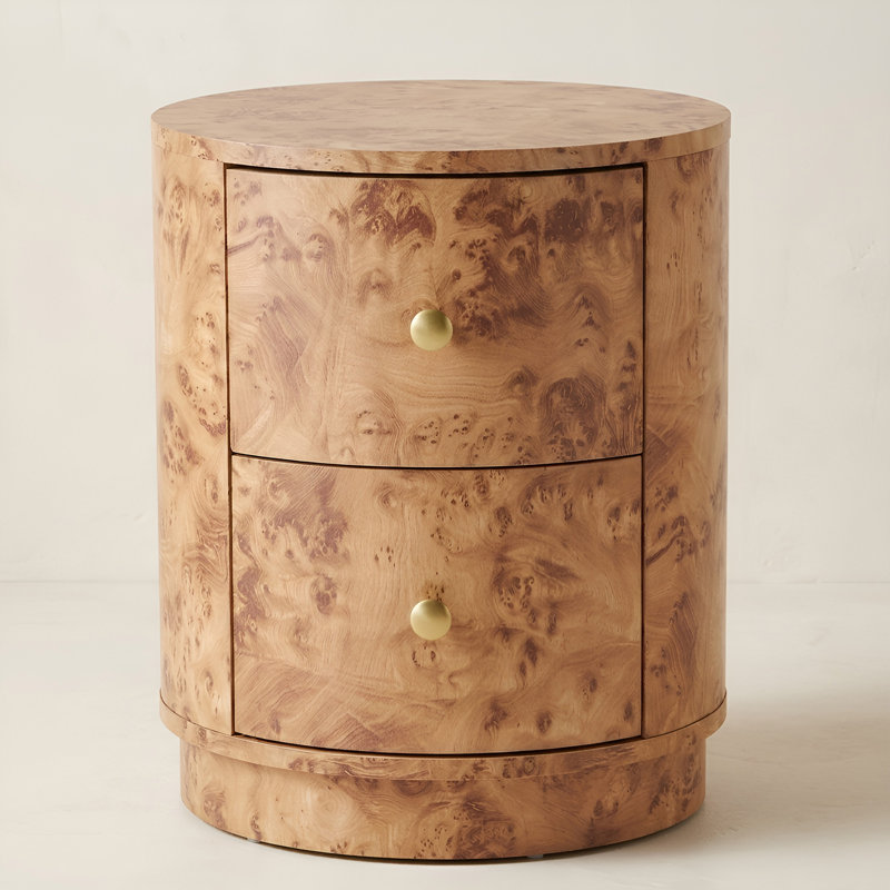 Table d'appoint 19,5 po, Brun