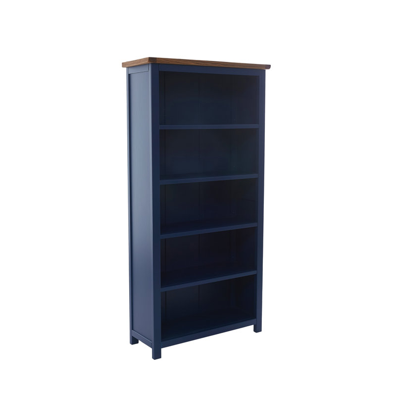 Bibliothèque en bois massif Arise-Sun, (3 tablettes) H 35,4 po x l 35,2 po x P 13,3 po, Lavis clair