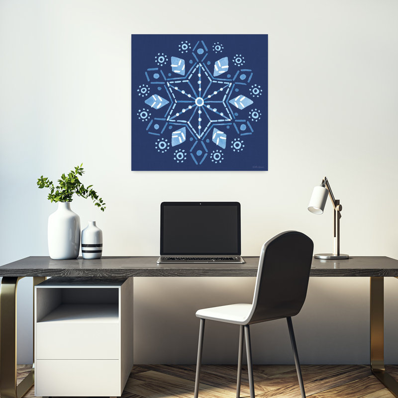 Paysage d'hiver contemporain Winter Sparkle, H 18 po x l 18 po
