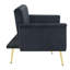 2 Seater Velvet Sofa Bed-600915211