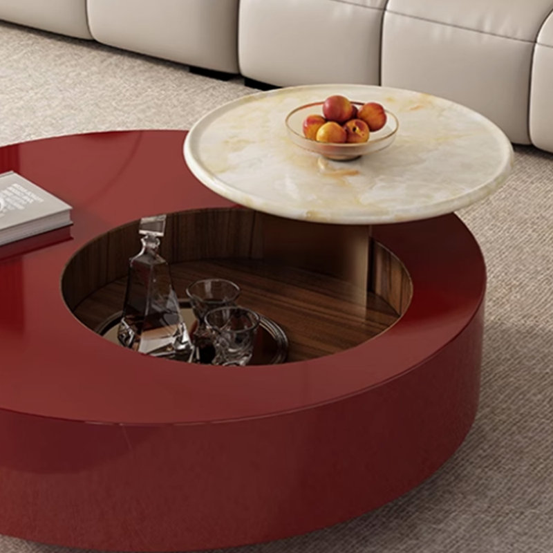 Table basse luxueuse et haut de gamme, H 13,77 po x L 35,43 po x l 35,43 po