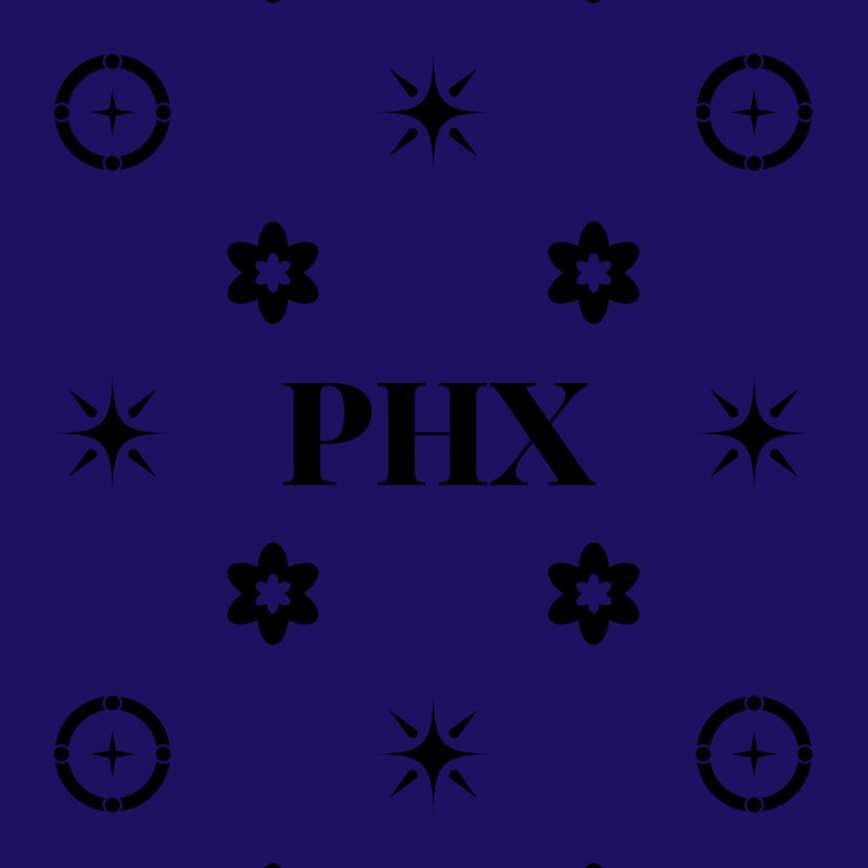 Coussin en coton Phoenix, Coussin en polyester filé soufflé et fermé, Phoenix noir / mauve, 18 pouces x 18 pouces