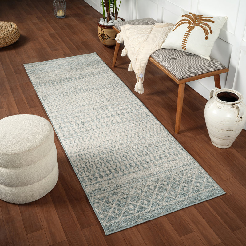 Glenaire Geometric Area Rug, Runner 80 x 230cm