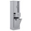 Grande armoire de rangement avec compartiment inclinable et tiroir, tablettes réglables, charnières à fermeture en douceur, poignées en alliage d'aluminium-1345668554