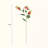 Faux Fire Lily Stem 31.9" Tall