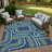 Machine Washable Indoor/Outdoor Chantille ACN2535 Geometric Rug-1229558929-1229558935