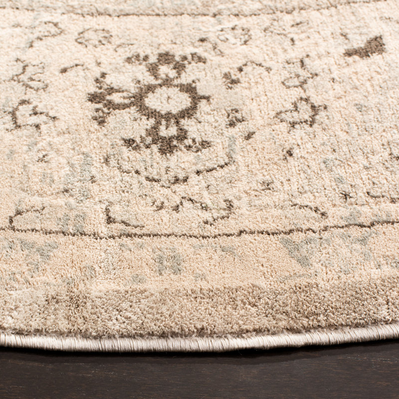 Metzler Performance Oriental Rug, Round 6'7"