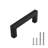 Classica Collection Square Handle Pull - 3" Center to Center Cabinet Pull Matte Black - Contemporary Hardware for Drawers & Cabinets - 25 Pack-70454790-122074338