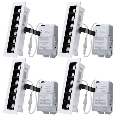 7.28" Ultra Slim Selectable CCT IC Rated LED Canless Recessed Lighting Kit