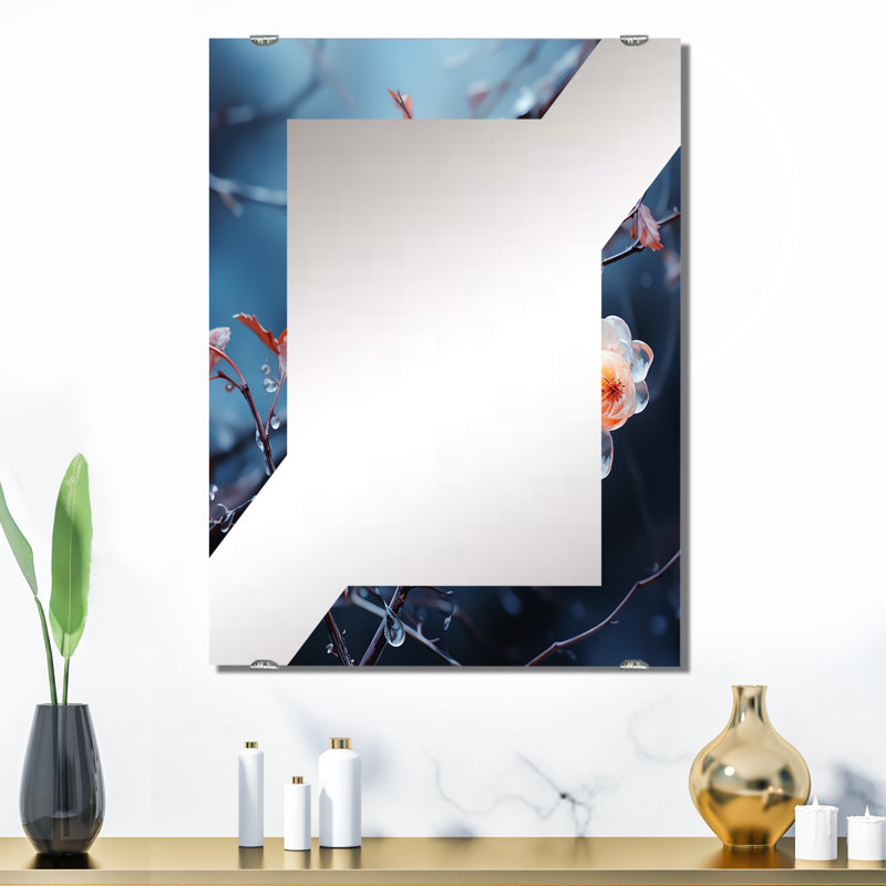 Coaxum - Miroir mural paysage d'hiver MIR134129, 32 po x 24 po