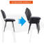 Chaise de réception empilable avec structure en métal