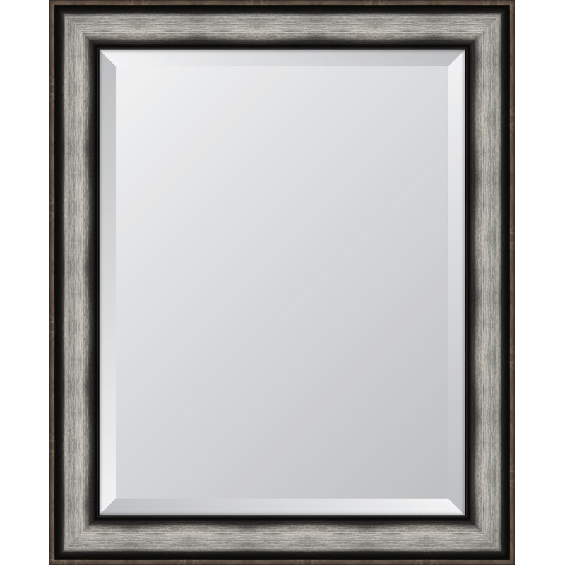 Miroir d'appoint Brizio, 28 po x 34 po, Gris