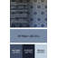 Tapis bleu tissé à la machine-753622665