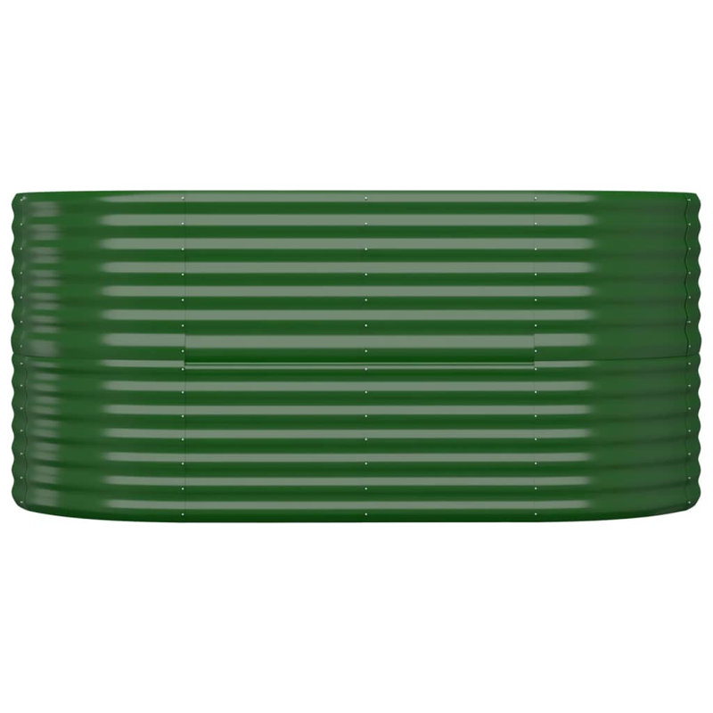  Garden Raised Bed Green Powder-Coated Steel Standard Durable