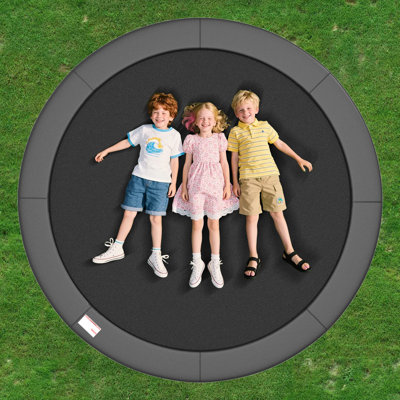 10FT Black Trampoline Safety Pad Round Trampoline Spring Protection Cover,Water-Resistant Trampoline Accessories