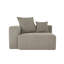 Chaise longue rembourrée en velours côtelé Osterhus-358744577