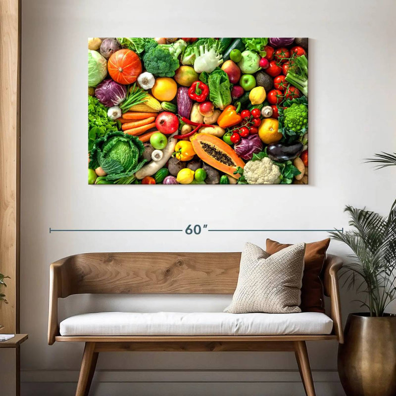 Kerrick récolte de fruits et légumes, H 30 po x l 45 po