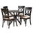 Hairo 4 - Person Four Leg Dining Set-1495672802