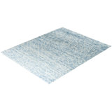 Overdyed One-of-a-Kind 7' 10" X 9' 9" Hand Knotted Area Rug