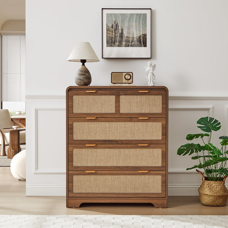 MODERN BOHO DESIGN 4 Drawer Dresser