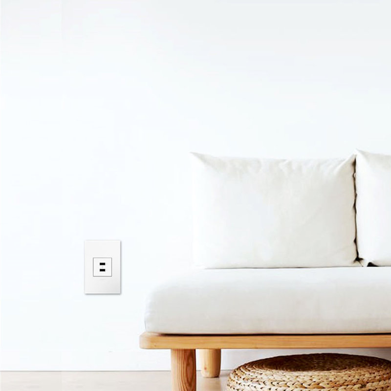 Adorne Ultra-fast Usb Type A/A Outlet, White