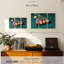 «Billiard Game Installation», 3 pièces sur toile-98562789