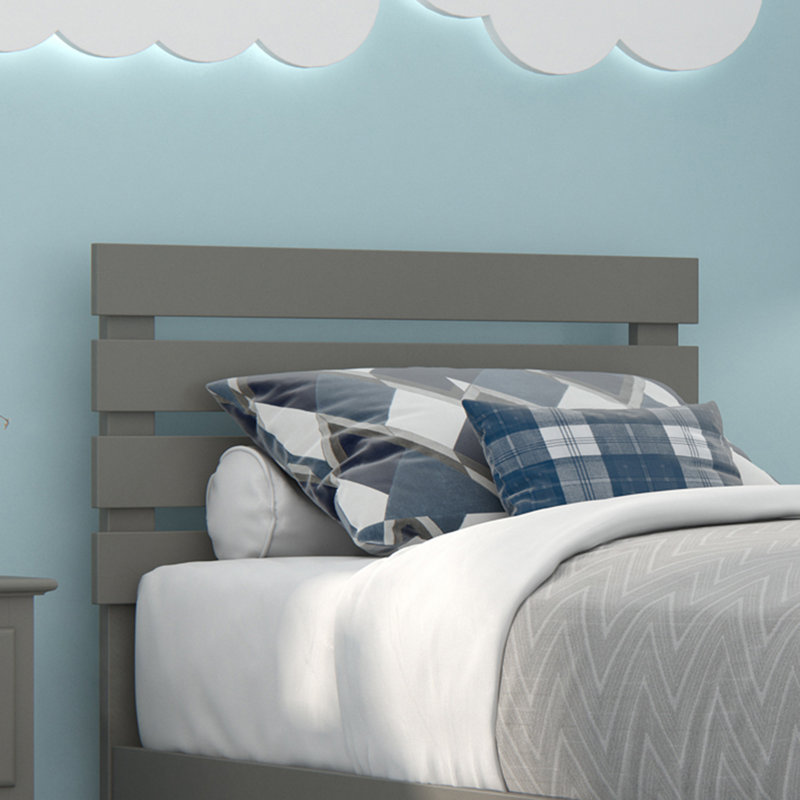 Tête de lit Jaqson, Double, Gris
