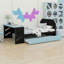 Lit de jour en bois avec couchette, bureau et port USB-118027680