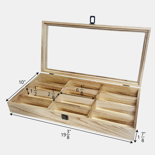 Wooden Eyewear Jewelry Box Loon Peak