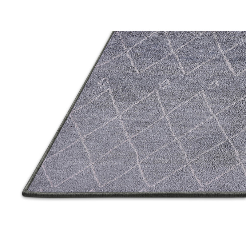 Tapis oriental gris Boothby, Rectangle 6 pi x 9 pi