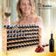 Whitinsville Solid Wood Wine Bottle Rack Brown