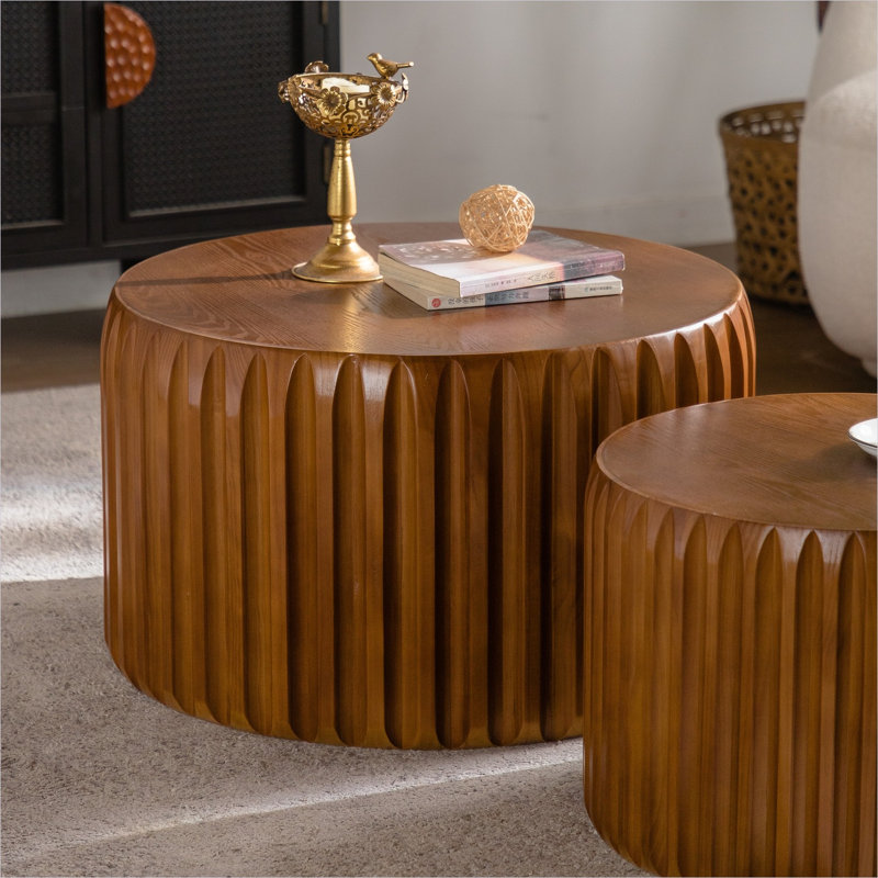 Ensemble de 2 tables basses gigognes 2 pièces