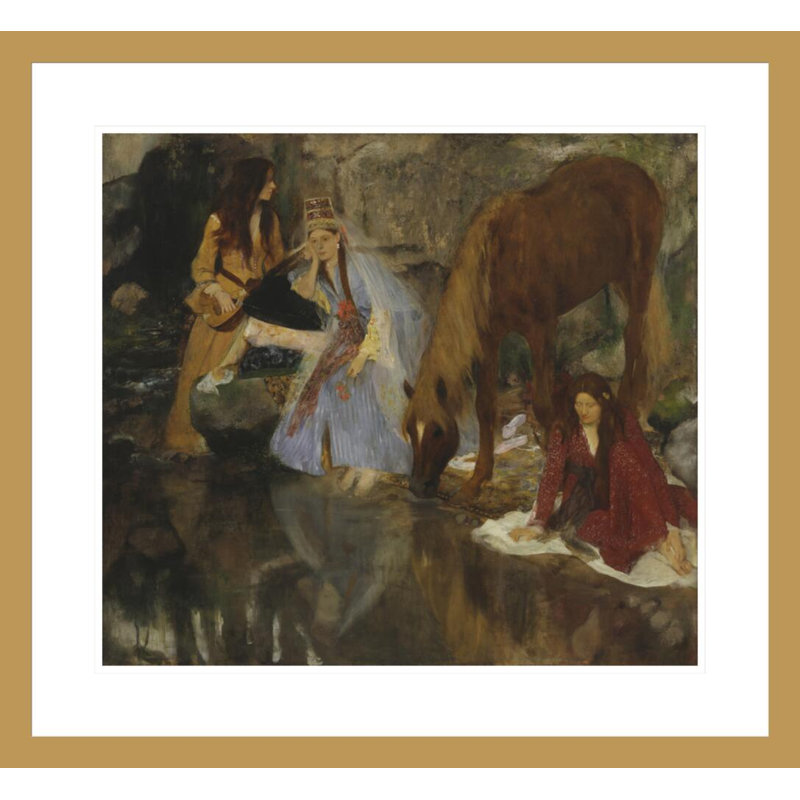 Portrait de Mlle Fiocre dans le ballet La Source "par Edgar Degas, H 23,5 po x l 25,52 po