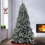 The Holiday Aisle® Snowy North Valley Spruce Tree with Clear Lights-1669313156
