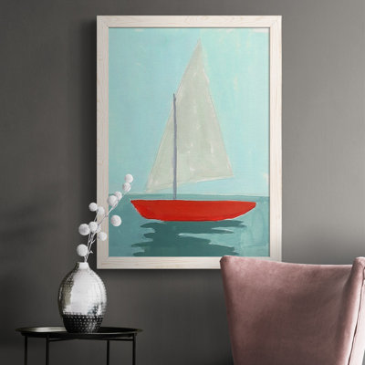 Taylorville petite voile II, peinture sur toile encadrée