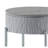 Gray High Gloss & Chrome Finish End Table