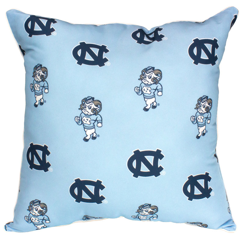 North Carolina Tar Heels Blue Cotton Decorative Pillow Set