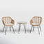 Fuze Wicker 2 - Person Patio Conversation Sets with Cushions-295692634