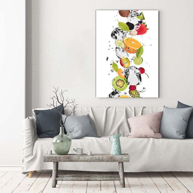 Fruit And Water - Wrapped Canvas Print