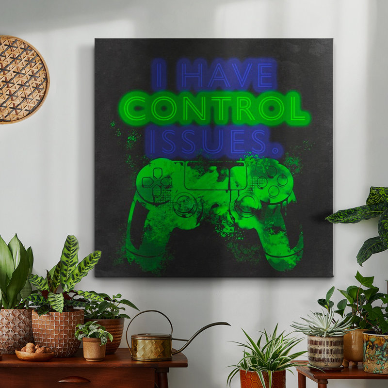 Toile tendue avec châssis Control Freak II-Premium - prête à être accrochée