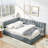 Sofa Bed Frame with Comfortable Backrest and Armrests-498629557